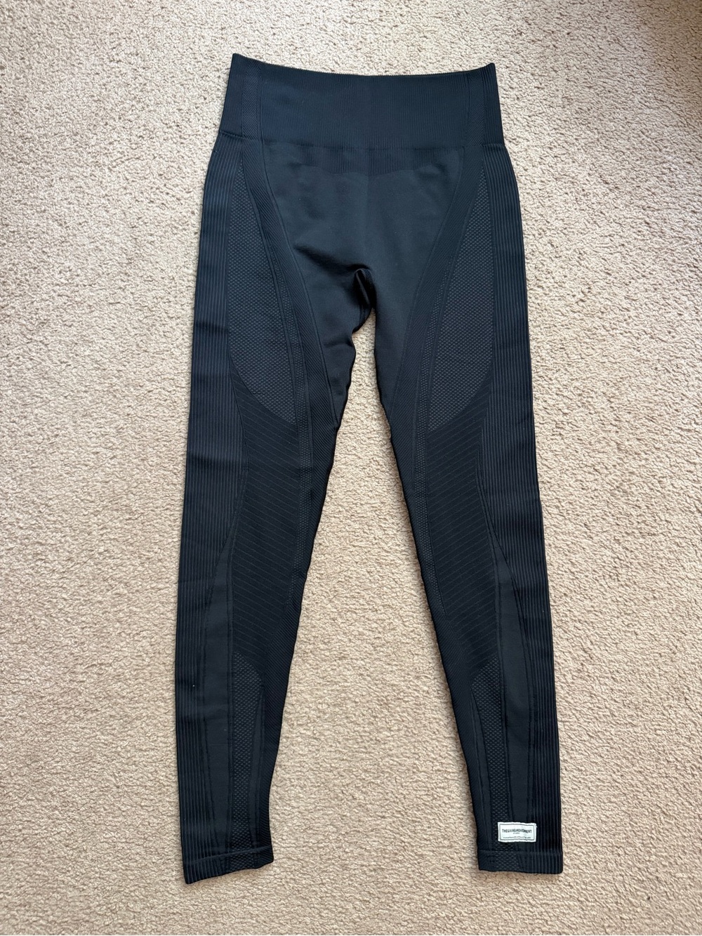 Seamless High-Waist Black Leggings
